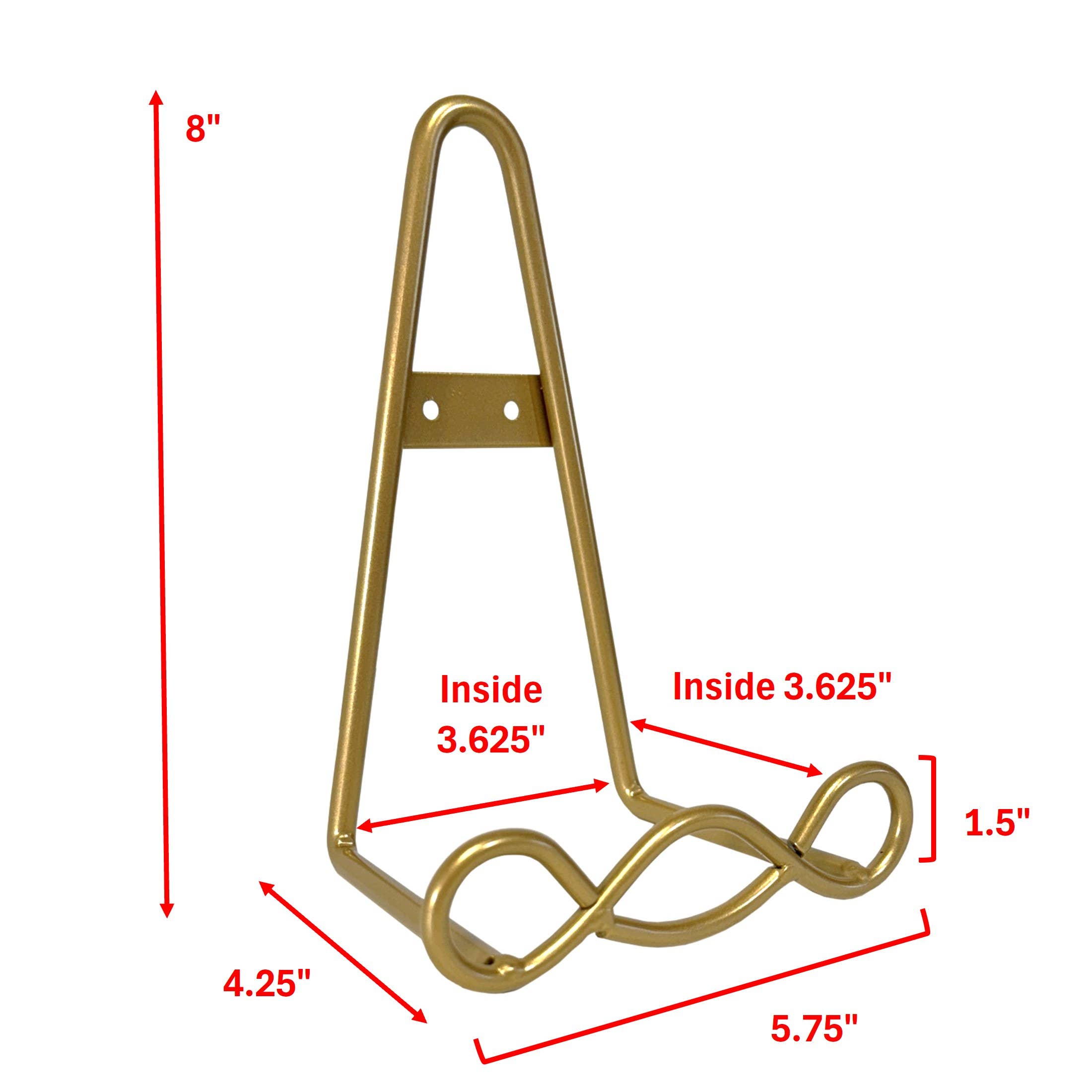 Tripar International - Wholesale Plate Hanger - Large Loop Design Wall or Tabletop Rack4
