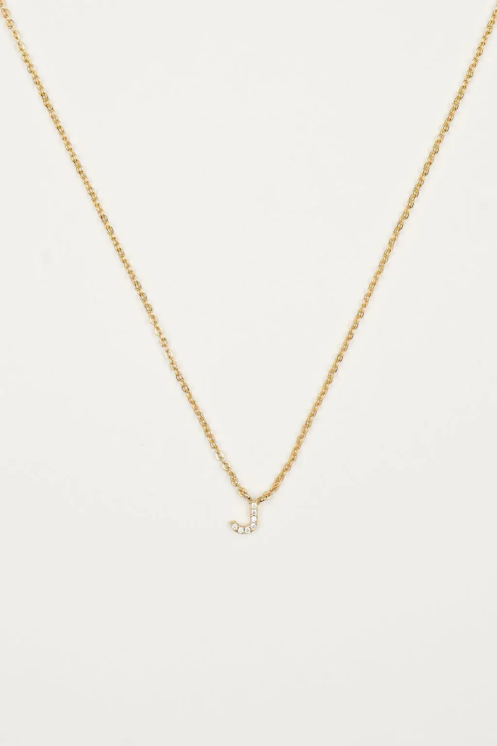Brenda Grands Jewelry - Wholesale Jewelry Set - 18K Gold Dainty Shiny Initial Necklace - Set of 1621