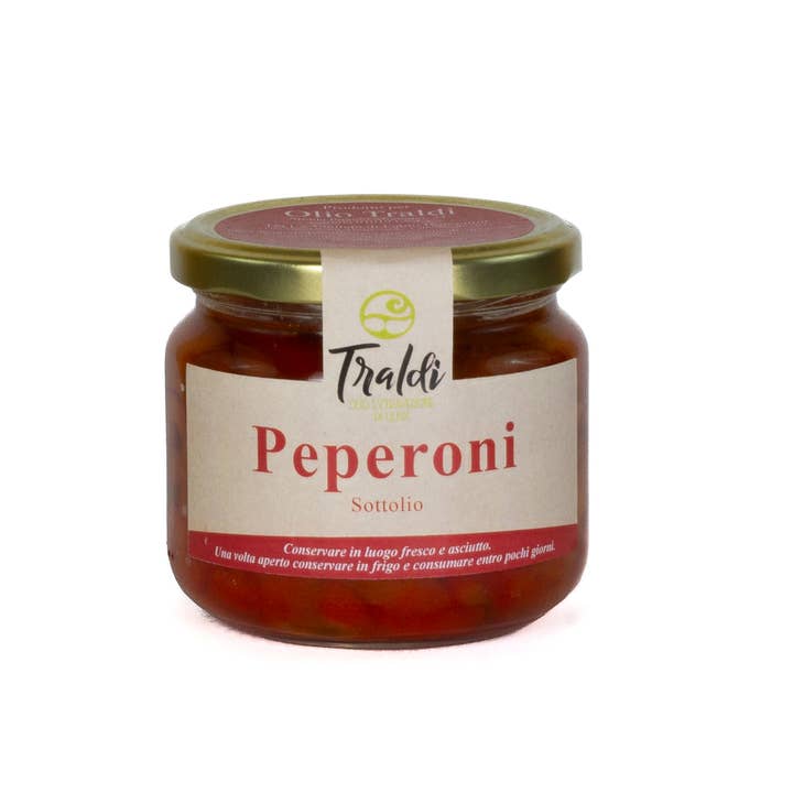 Olio Traldi di Boni Francesca - Wholesale Pickled Vegetables - Pepper fillets in oil 270g1