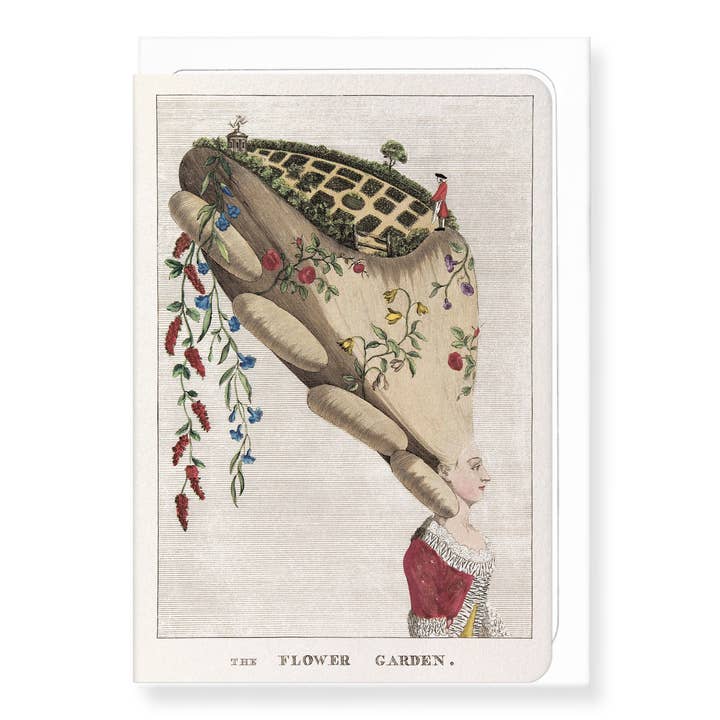 FLOWER GARDEN (1777): Painting Greeting Card for wholesale by Ezen Trade