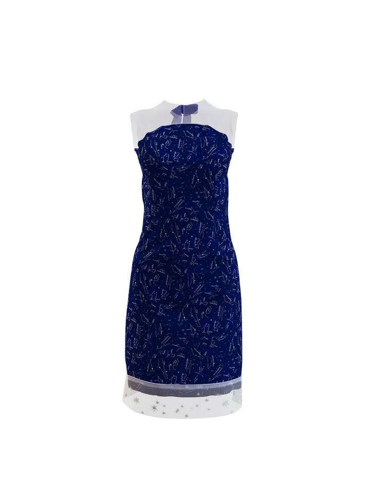 Art by Physicist - Wholesale Dress - Women's - Starry Night dress with fairy lights