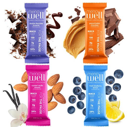 MenoWell Menobars - Variety Pack for wholesale by MenoWell Menopause Energy + Protein Bars