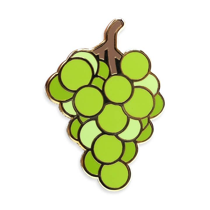 Green Grapes Lapel Pin for wholesale by Kingpinz