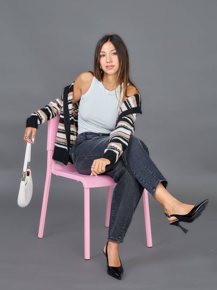 Women's Balloon Jeans (elongated) "Talyne" - ANA & LUCY for wholesale by ANA & LUCY