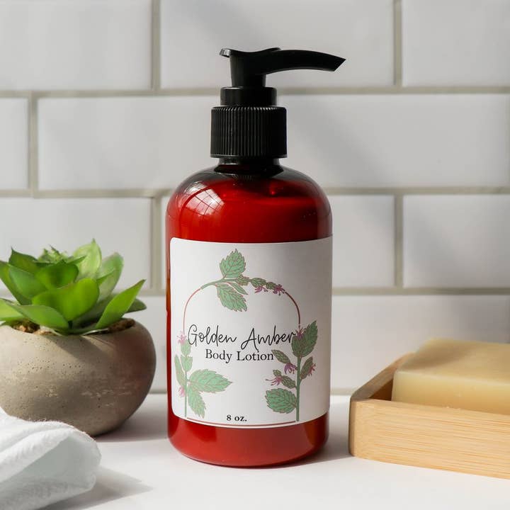 Golden Amber Body Lotion for wholesale by Patchouli Garden