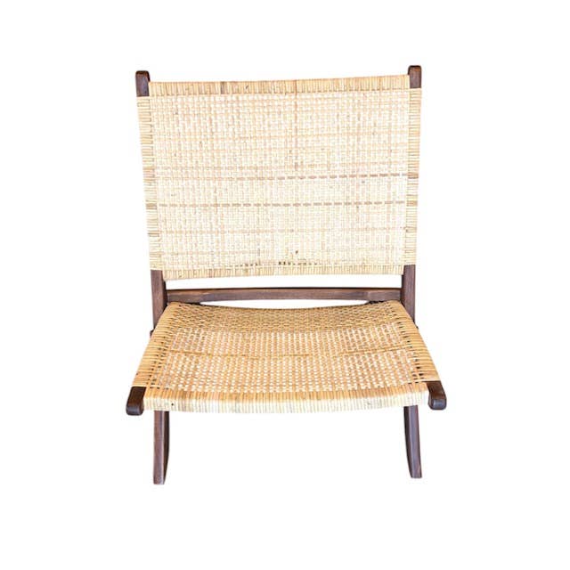 Asia West - Wholesale Folding Chair - Folding Chair-Rattan & Teak Wood 1