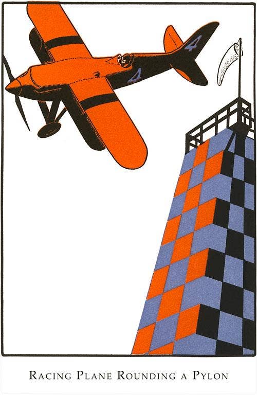 Found Image Press – wholesale Postcard – Postcard AI-14 Racing Plane0