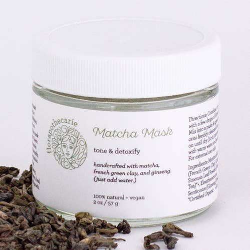 Matcha Clay Mask for wholesale by florapothecarie