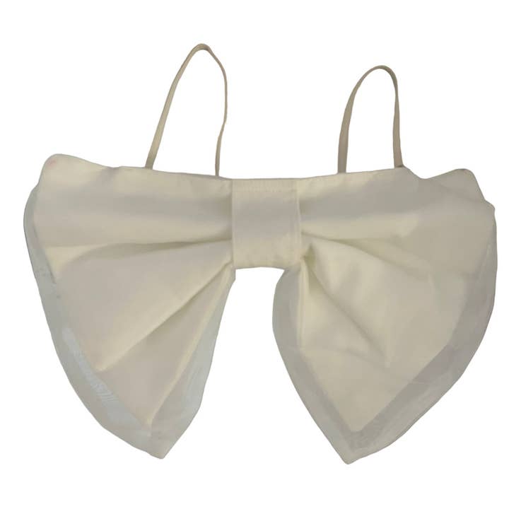 Bow Backpack Tulle White for wholesale by ILLYTRILLY