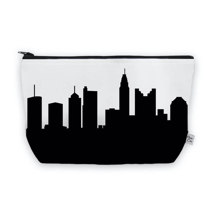 Columbus OH Skyline Cosmetic Makeup Bag for wholesale by Anne Cate