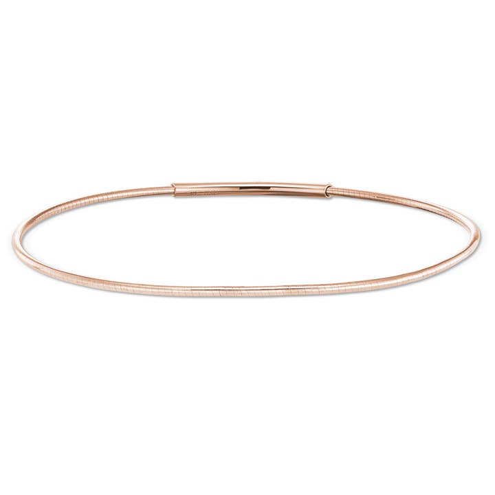 Rose Gold Finish Finish Sterling Silver Flexible Birthgem for wholesale by Kelly Waters