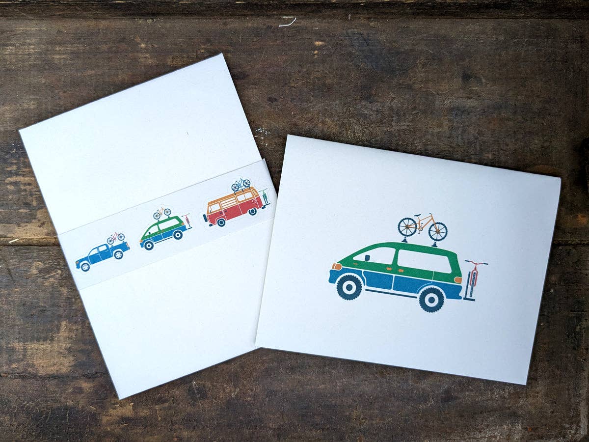 Soijen Illustrations - Wholesale Everyday Greeting Card - Bicicleta | Bike Adventure | Assorted Greeting Card Set2