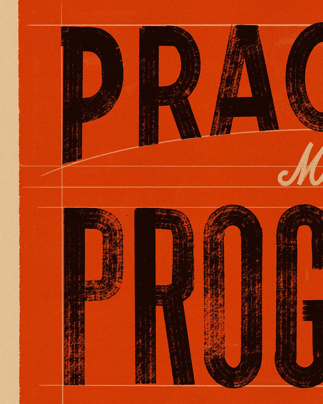 Telegramme Paper Co. - Wholesale Art Print - Practice Makes Progress2