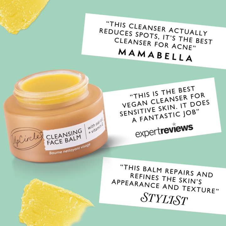 UpCircle Beauty UK - Wholesale Makeup Remover - Natural Cleansing Balm Makeup Remover with Oat + Vitamin E