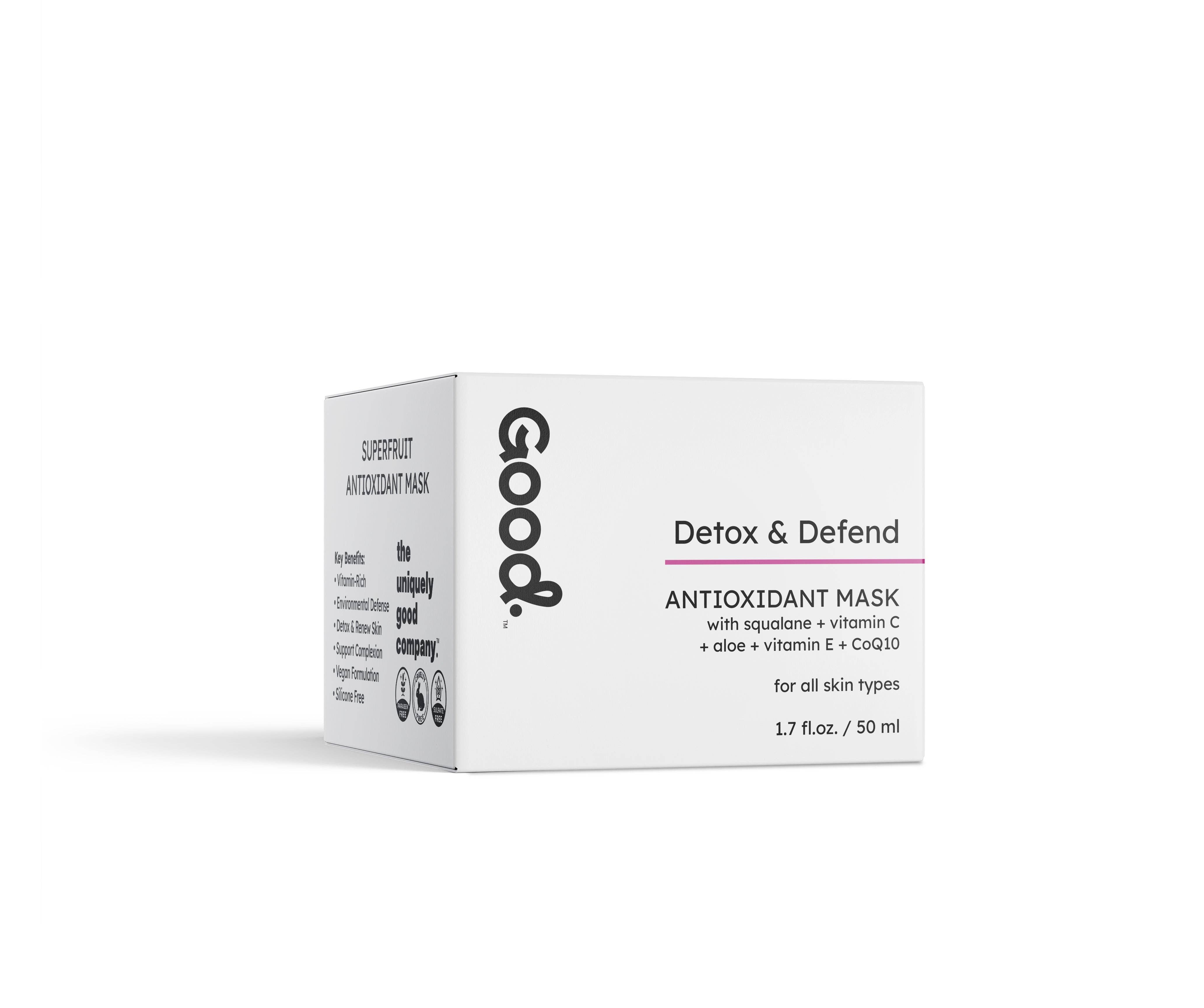 Good Organics - Wholesale Skincare Face Mask - Superfruit Antioxidant Mask with CoQ103