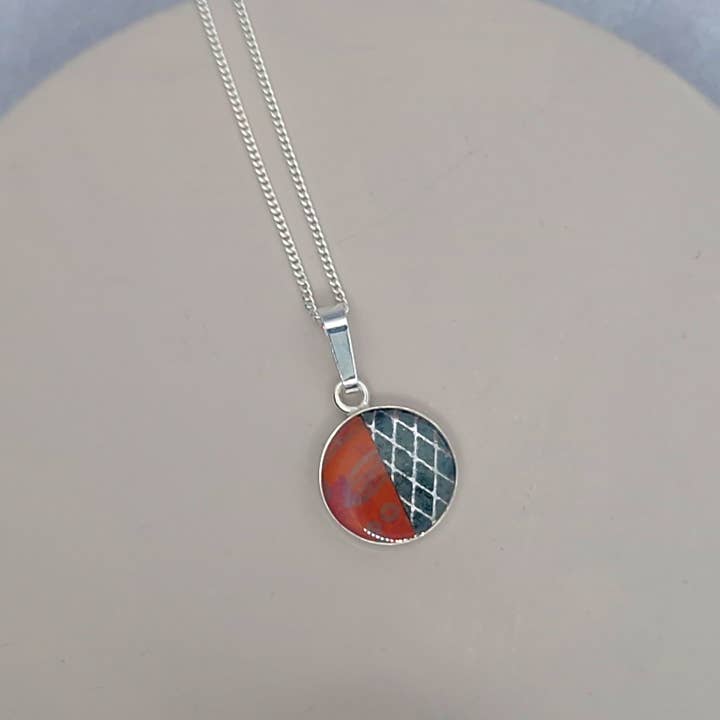 Dot Pendant - Autumn Orange for wholesale by Circle & Dash