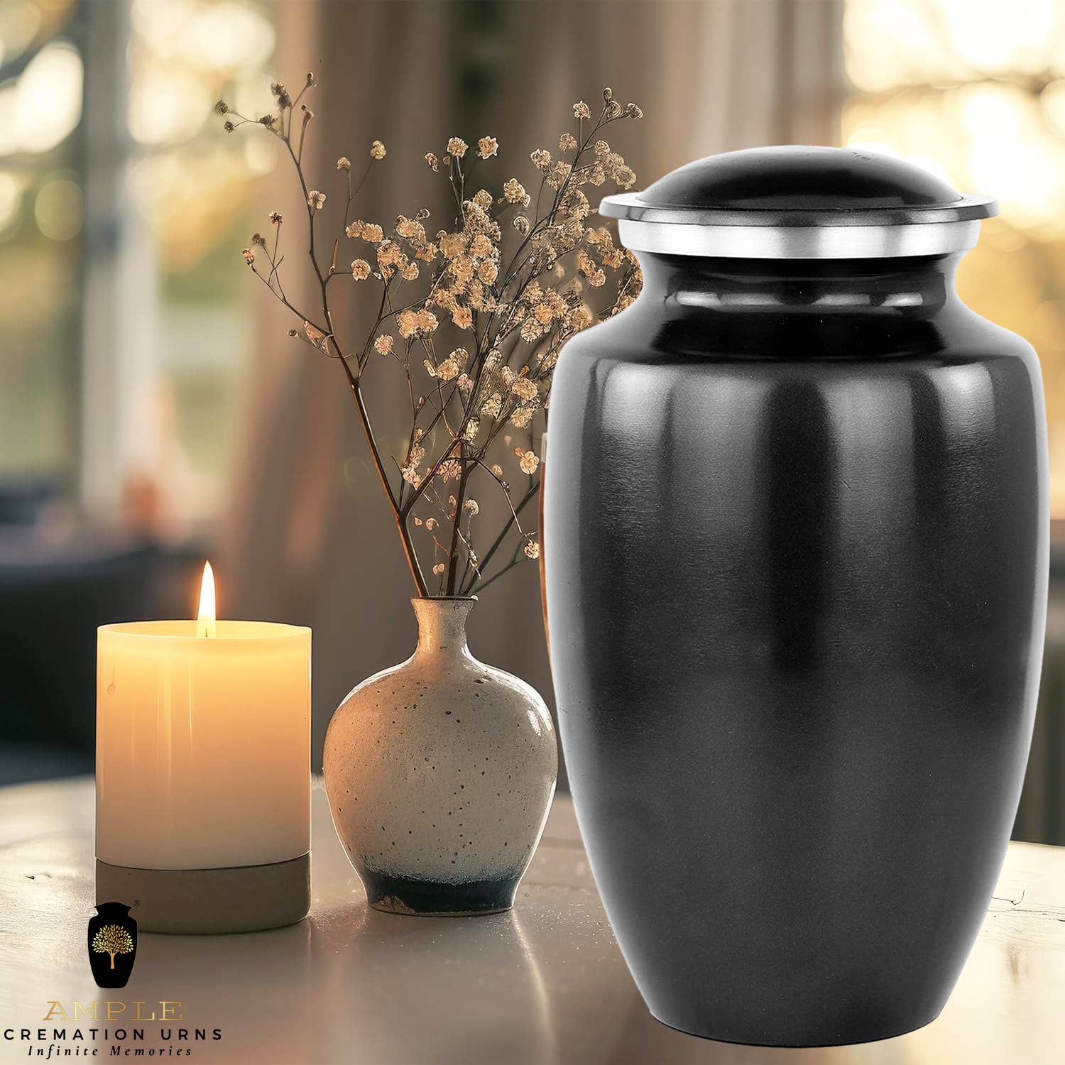 Ample Cremation Urns - Wholesale Urn - Adult Size Cremation Urn – Elegant and Strong2