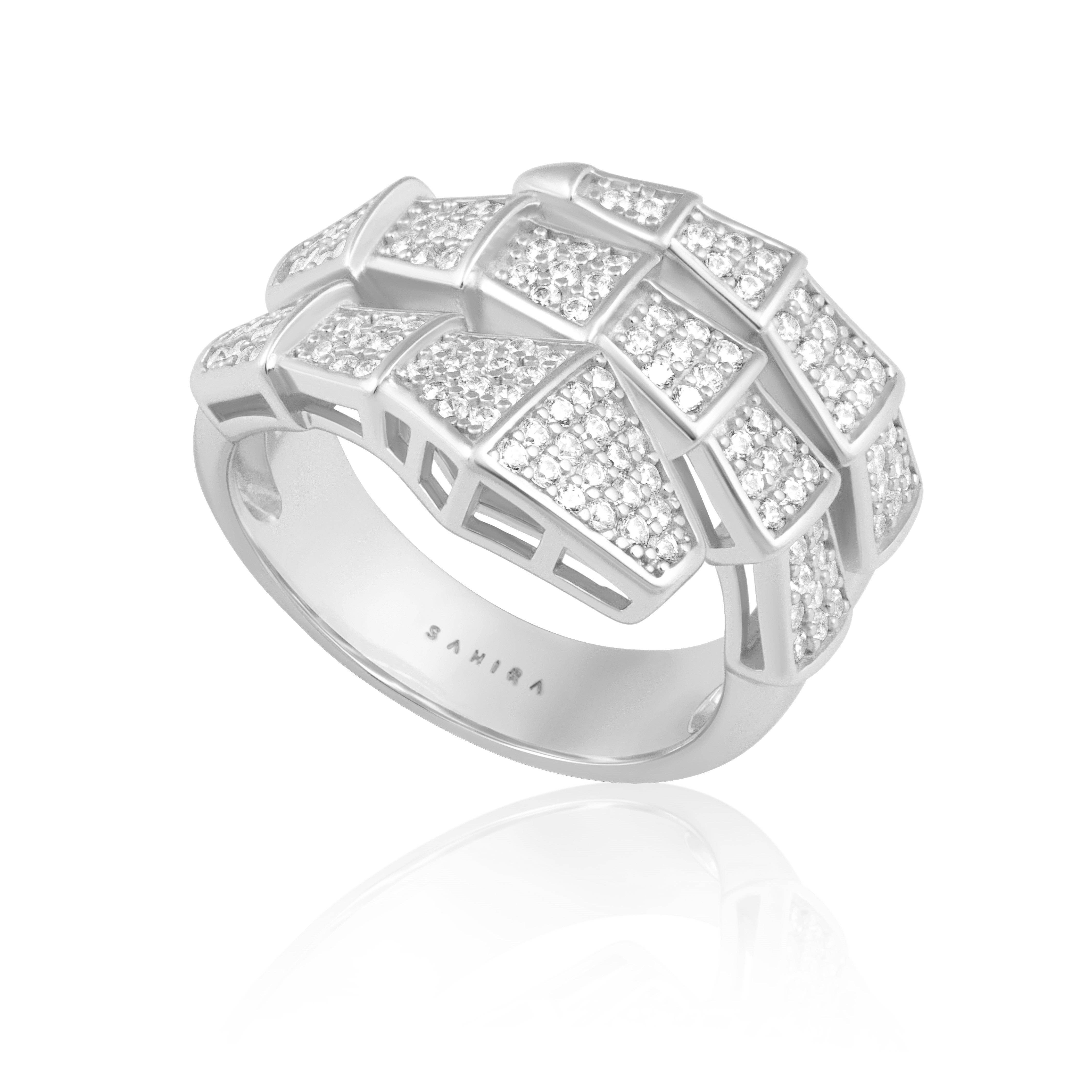 Sahira Jewelry Design – wholesale Multi-stone ring – Finley Snake Ring2