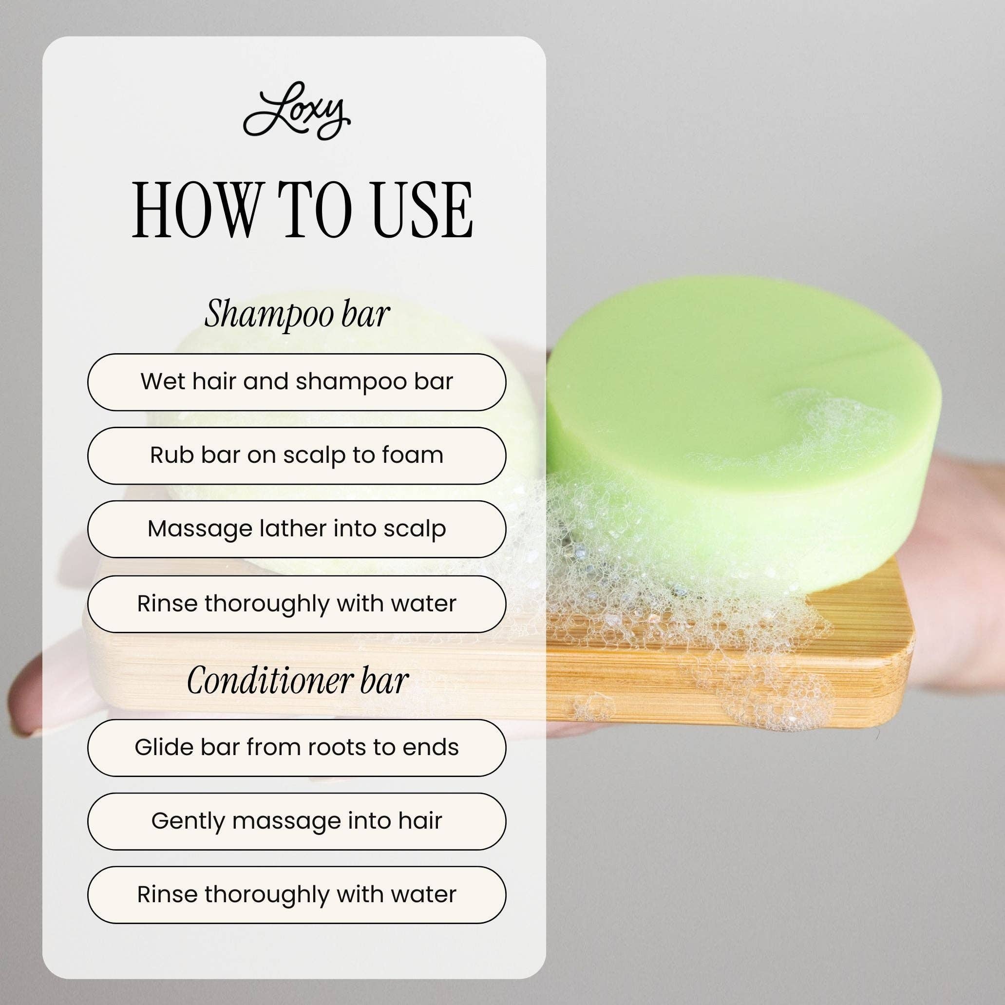 Loxy - Wholesale Hair Conditioner - BOOST: Volumizing Conditioner Bar for normal to fine hair with Lime Oil & Litsea Oil4