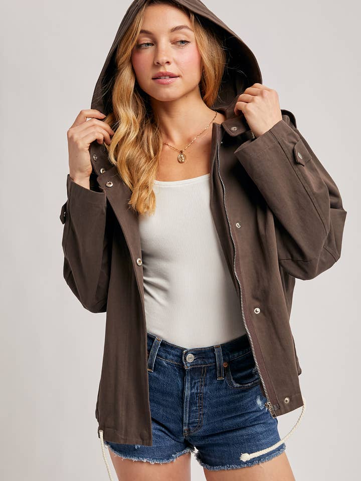 Bluivy – wholesale Jacket – Women's – DRAWSTRING HOODED JACKET8