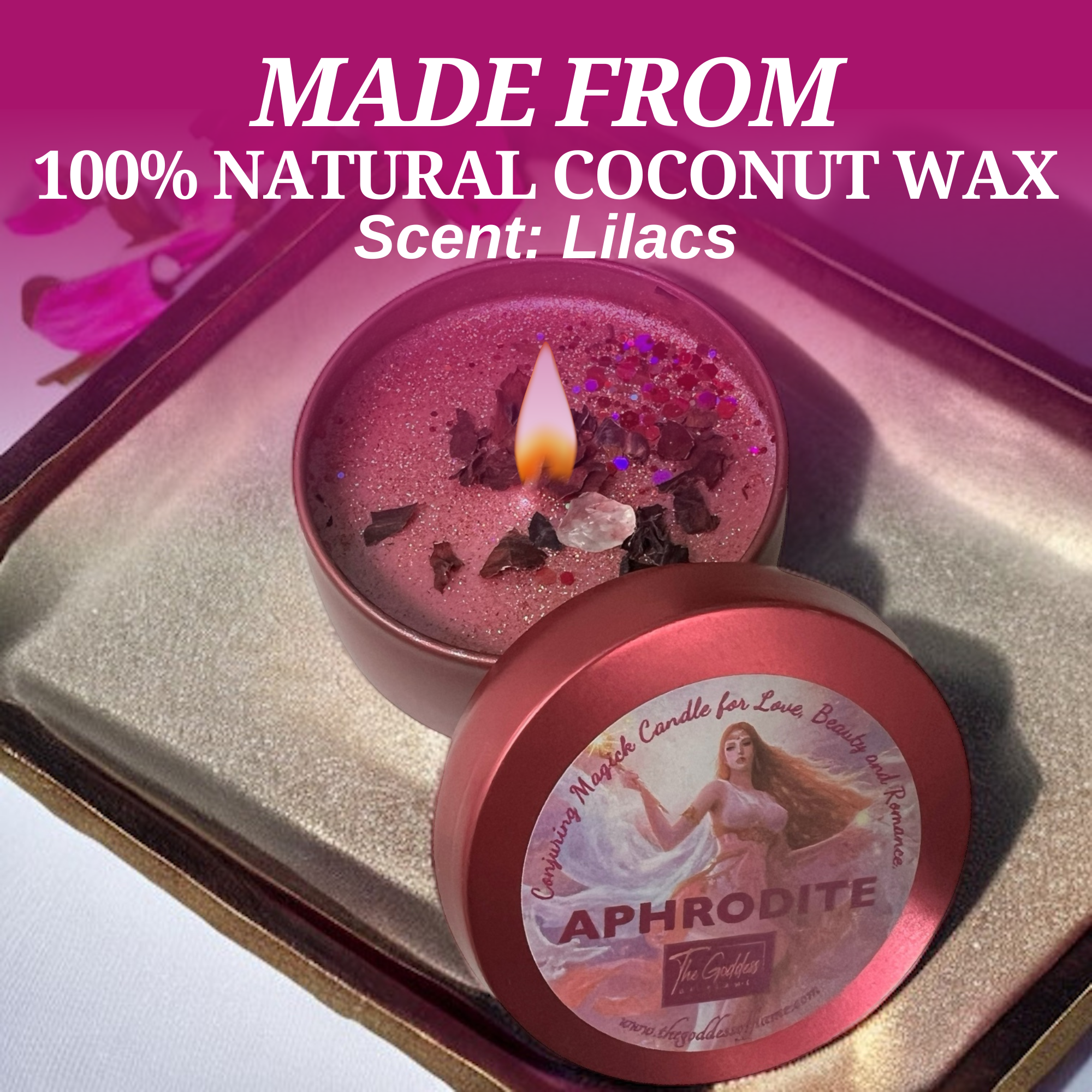 The Goddess of Flame - Wholesale Travel Candles - Aphrodite Magic Candle2