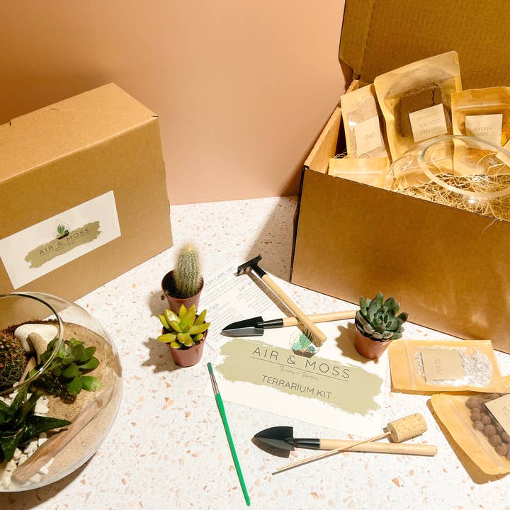 The Craft Connoisseurs – wholesale Terrarium – 'The Custom' Terrarium Kit - Succulents & Cacti4