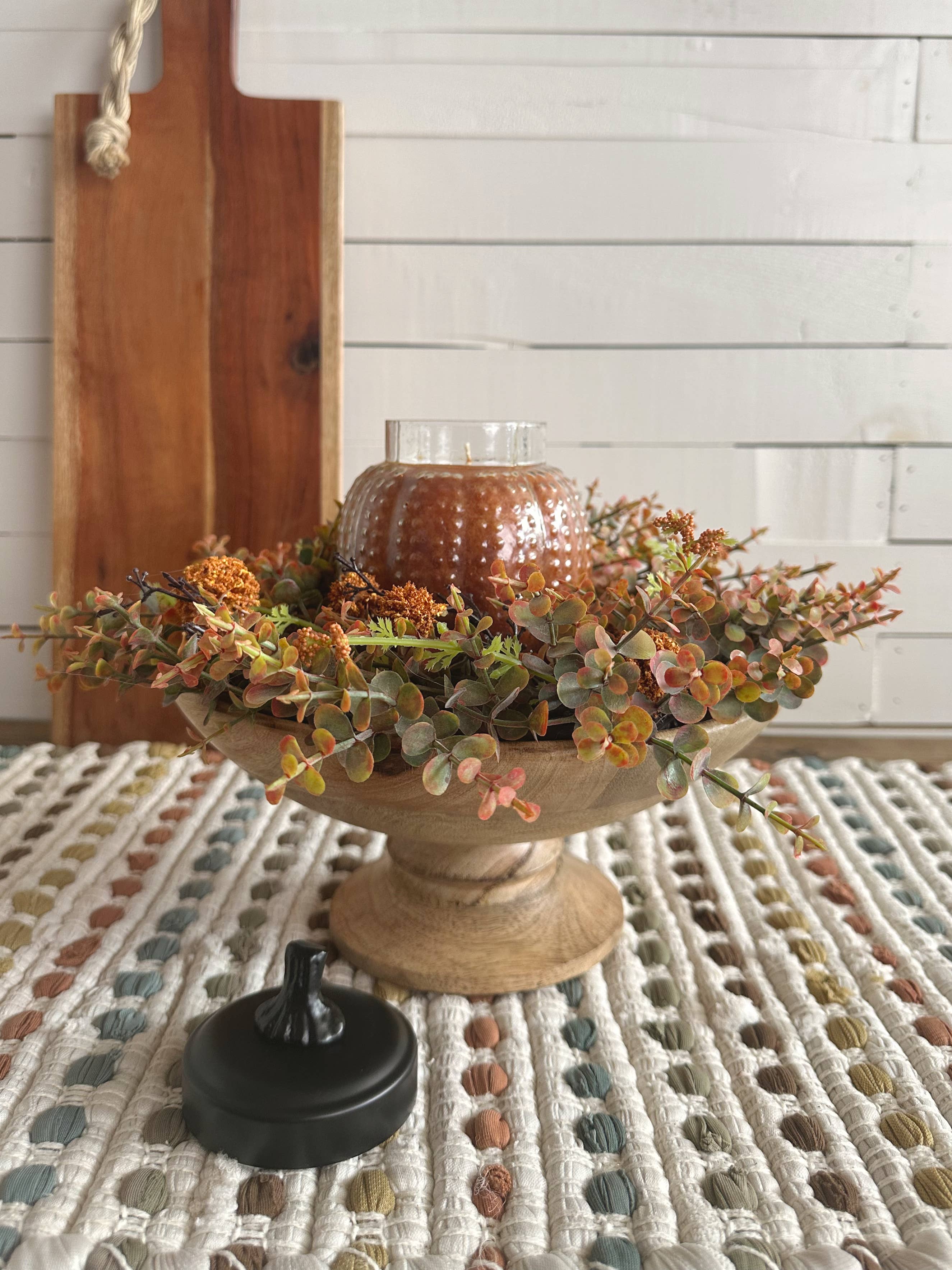 Made Market Co. – wholesale Decorative plate/dish/bowl – Classic Wood Pedestal Bowl4