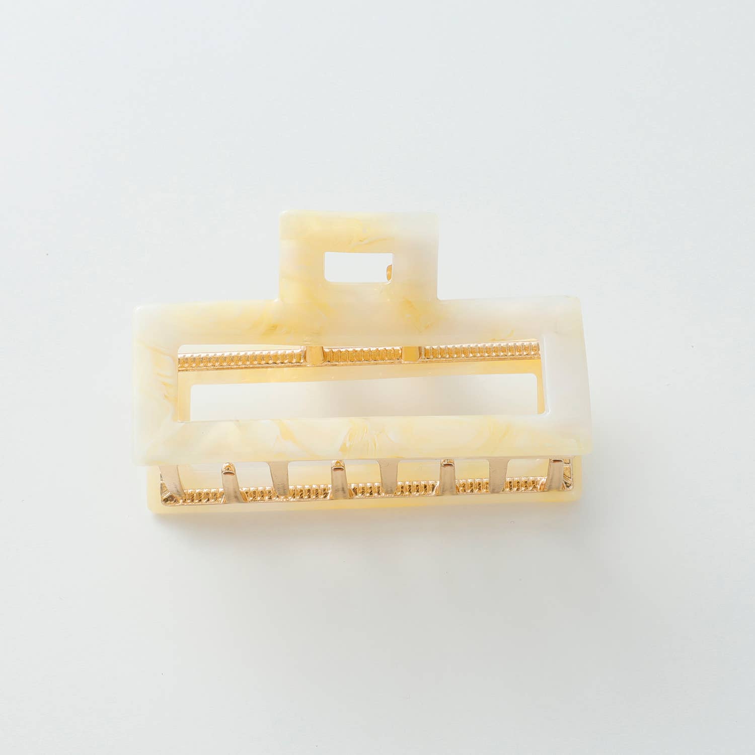 Assortito Isla Boardwalk | Fermaglio in metallo a forma di rettangolo cavo medio in vendita all'ingrosso su Faire7