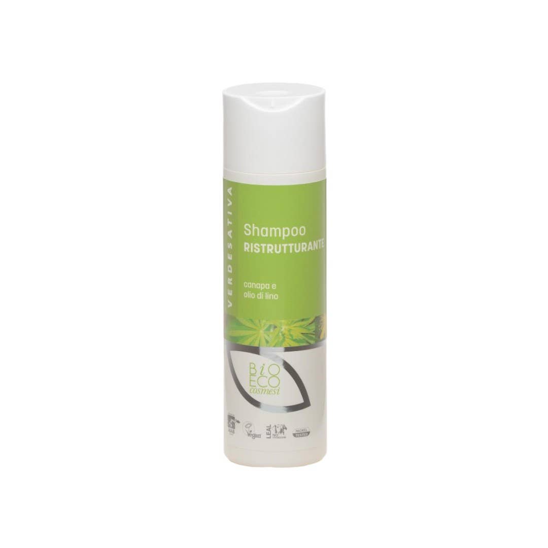 pirotta srl - Wholesale Hair Shampoo - Hemp and Flaxseed Oil Restructuring Shampoo 200ml0