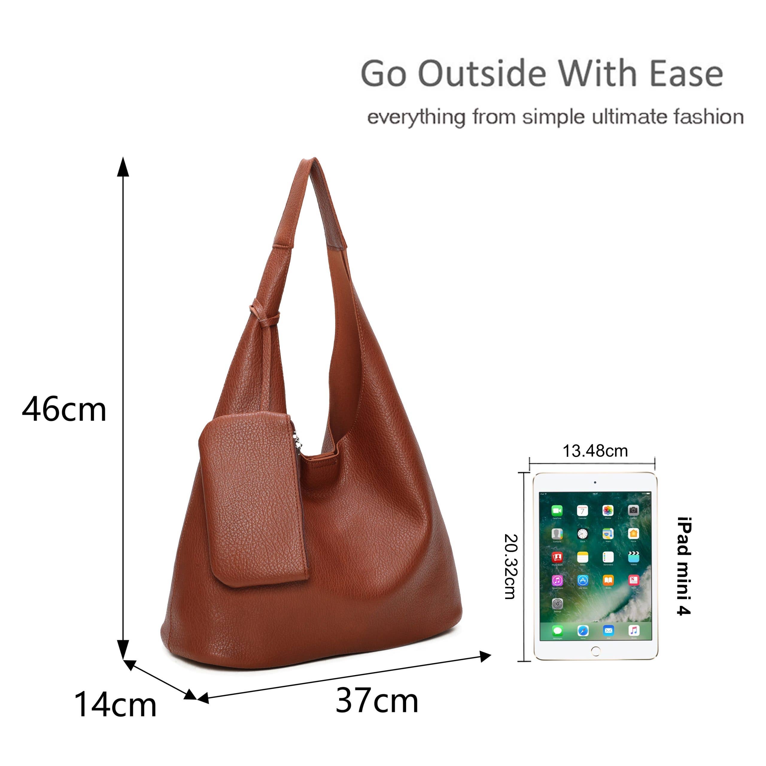 Ellas Trading – Sacola - Mulher por atacado – Bolsa de Ombro Elegante com Pochete a Tiracolo Coordenada8