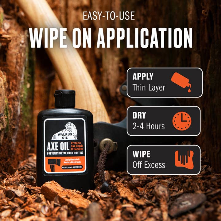 Walrus Oil – Engroshandel Køkkenredskab – Akselo til økser, 118 ml3
