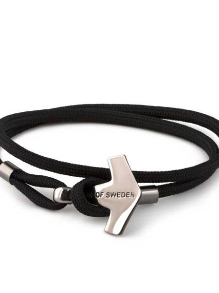 Thor – Double Pitch Black & Silver for wholesale by Freya & Thor of Sweden