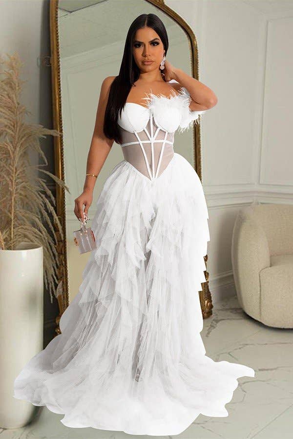 Aria Romance - Wholesale Gown - Women's - Wrap Front Sleeveless Maxi Dress1