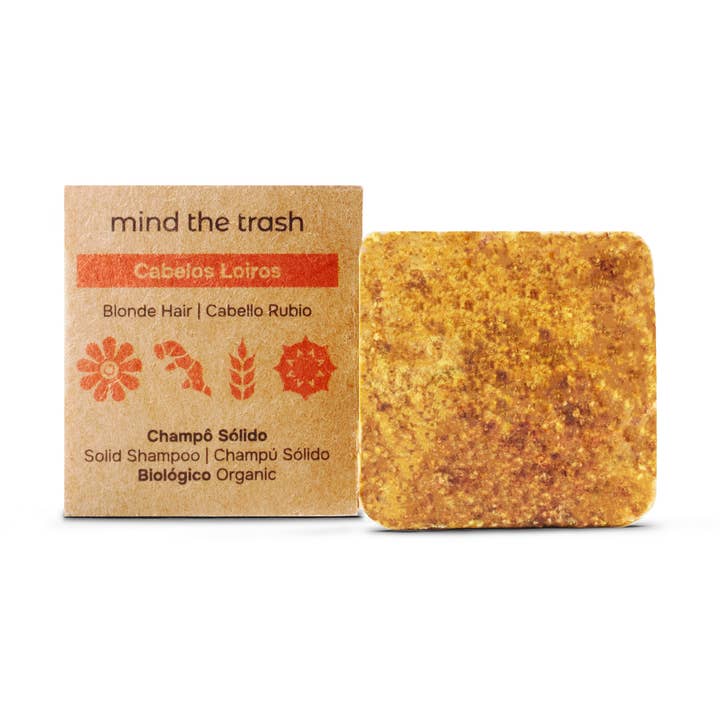 Shampoing solide pour cheveux blonds format voyage – Mind The Trash pour la vente par Mind the trash