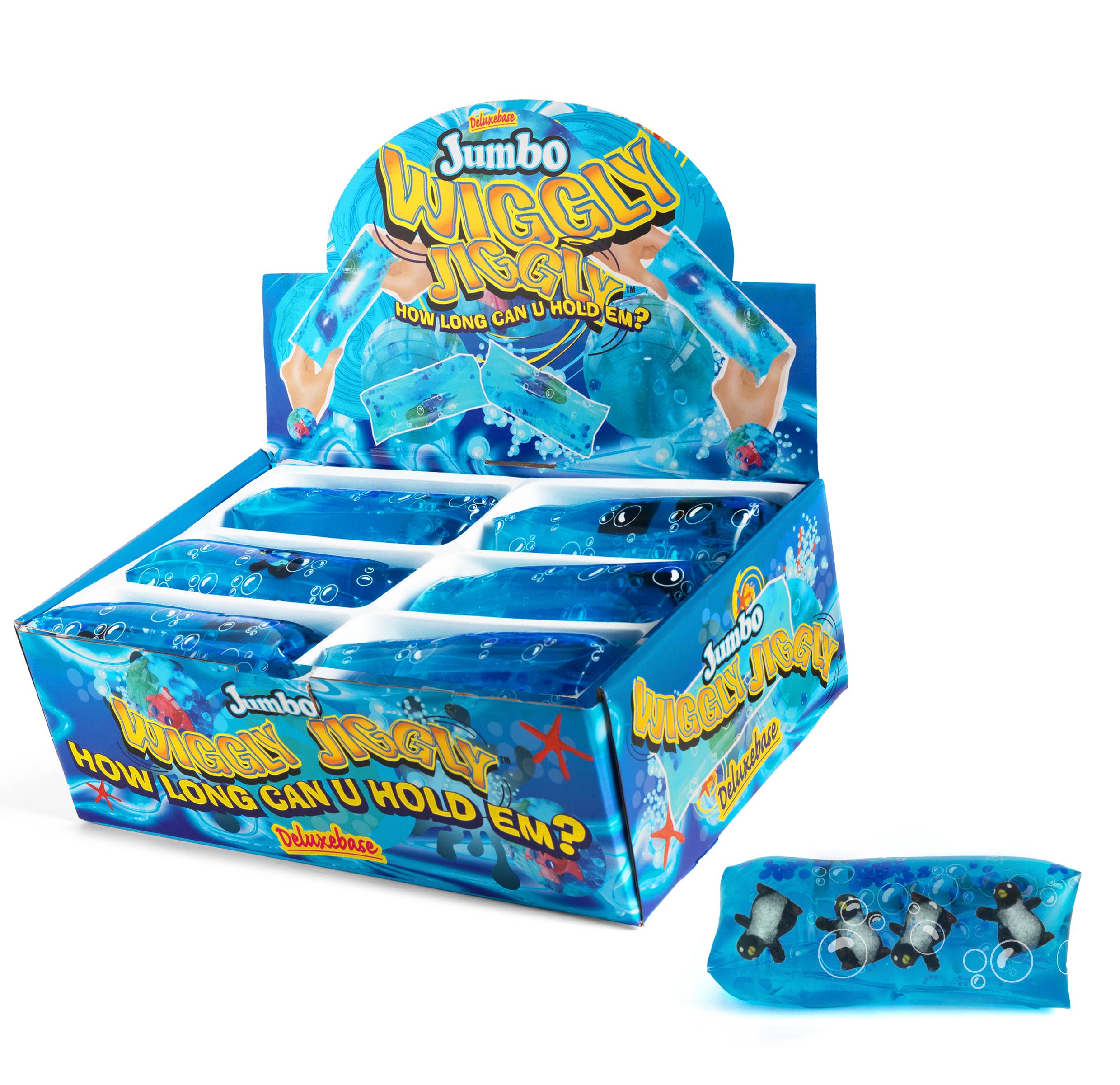 Deluxebase - Wholesale Fidget Toy - Kids - Jumbo Wiggly Jiggly - Penguin Water Snake Sensory Toy0