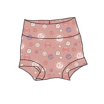 Space Bummies roses, Space Bummy, Short de l'espace pour la vente par Remi Rae’s LLC