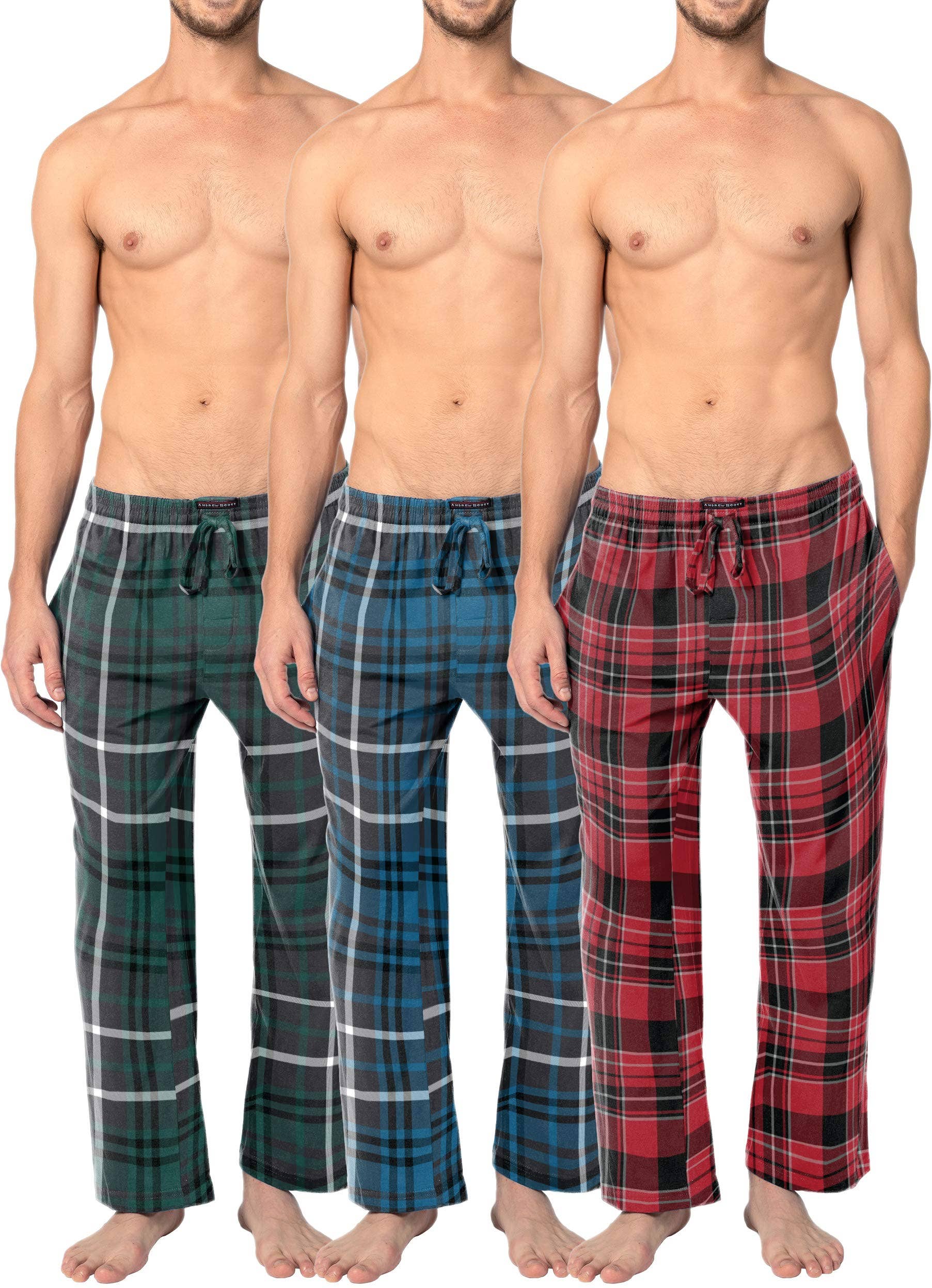 I-Wear Brands - Wholesale Sleepwear Bottom - Men's - Men's Cotton Flannel Lounge Pants10