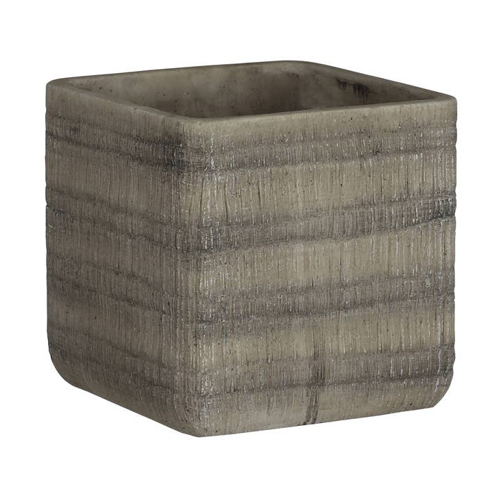 BIDKhome - Wholesale Plant Pot - Small Sq. Kyoto Plant Pot 5" x 5"0