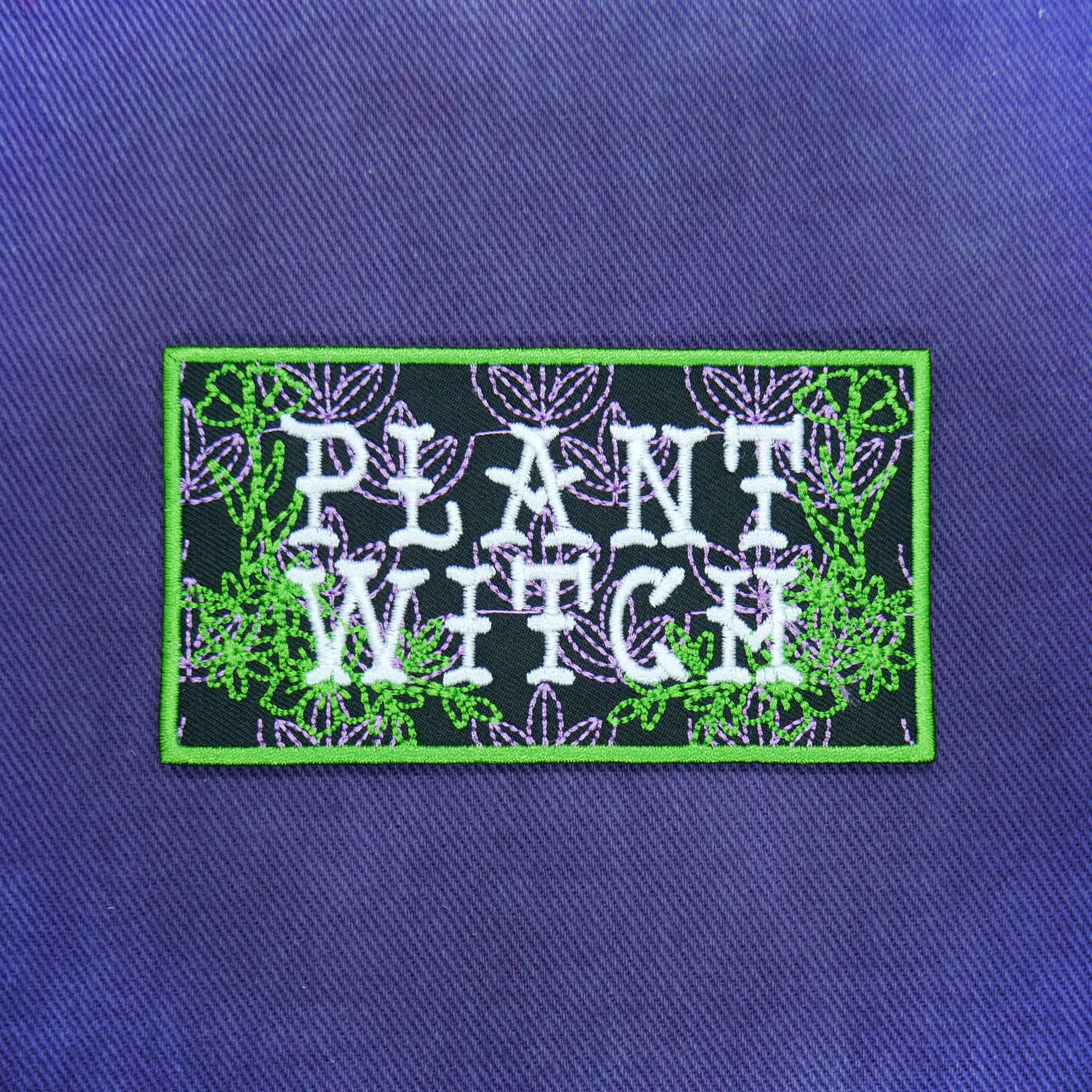 Junkyard Witch - Wholesale Patch - Plant Witch Name Tag Iron On Patch3