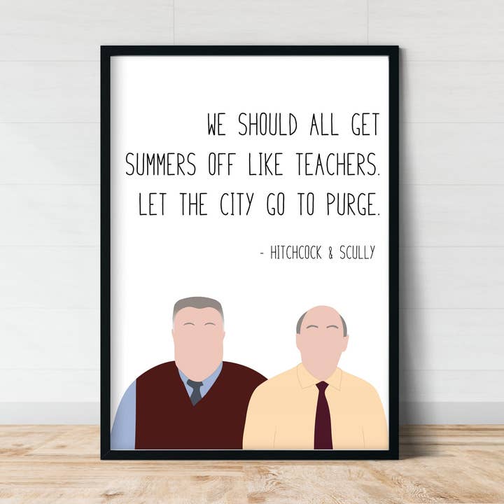 Citação de "Purge" de Hitchcock e Scully | Impressões B99 por atacado de Callisto Design House