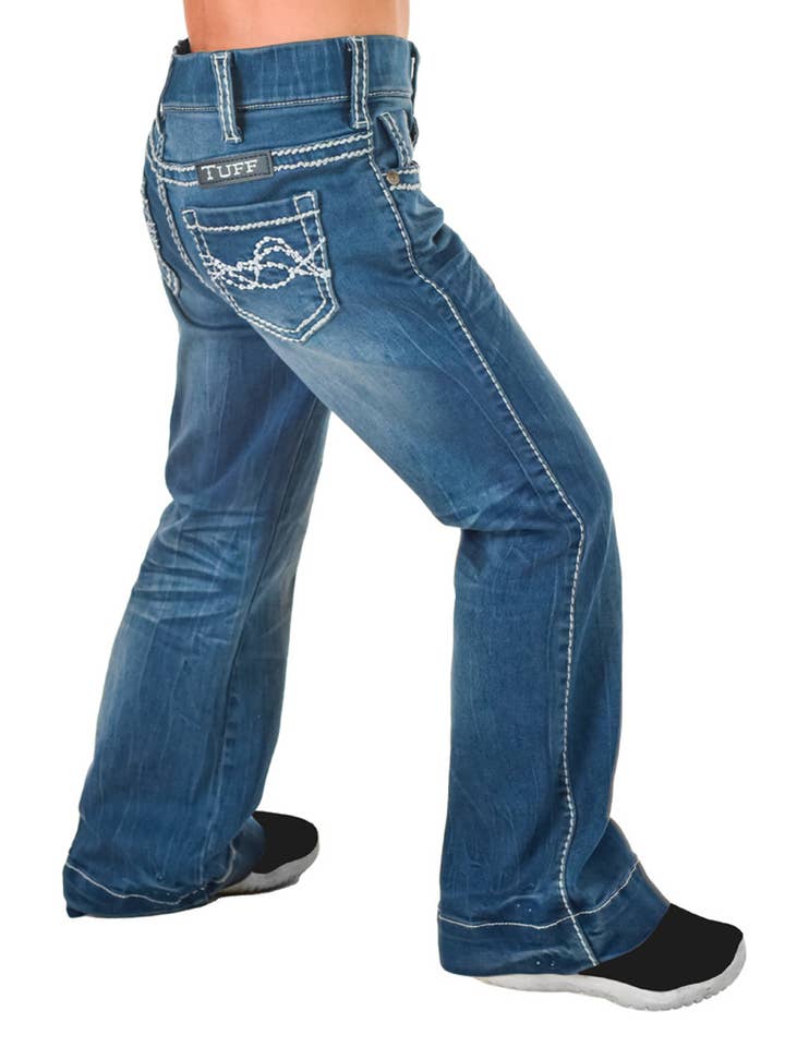 Flickor dra-på edgy byxa för wholesale av Cowgirl Tuff Co. / B. Tuff Jeans