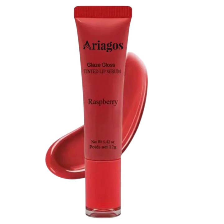 Raspberry Glaze Gloss Tinted Lip Serum | Ariagos for wholesale by Ariagos LLC