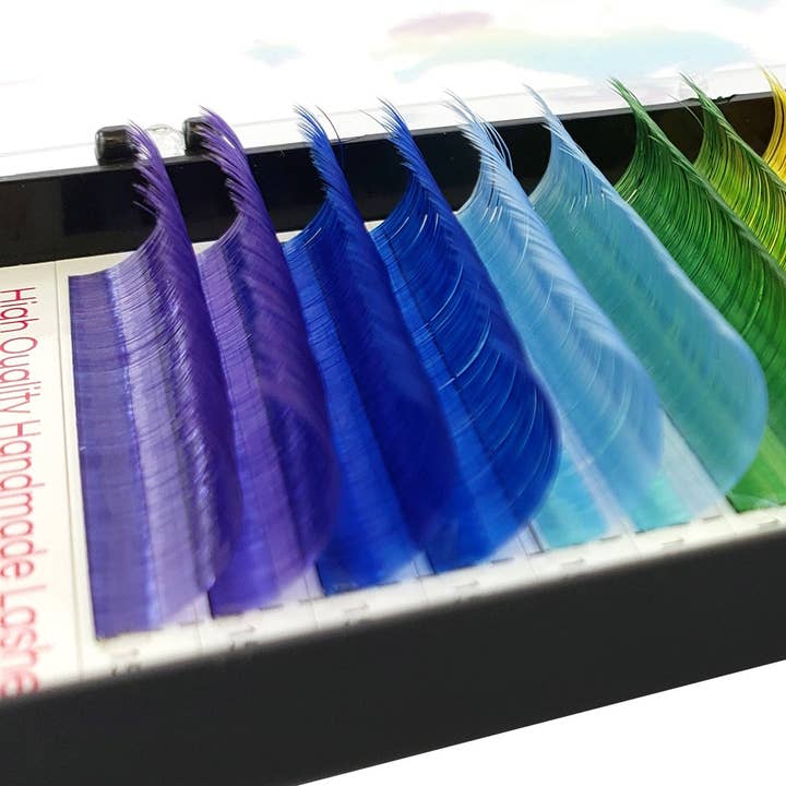 GladGirl - Wholesale False/Fake Eyelashes - Rainbow Unicorn Eyelash Extensions - Volume2