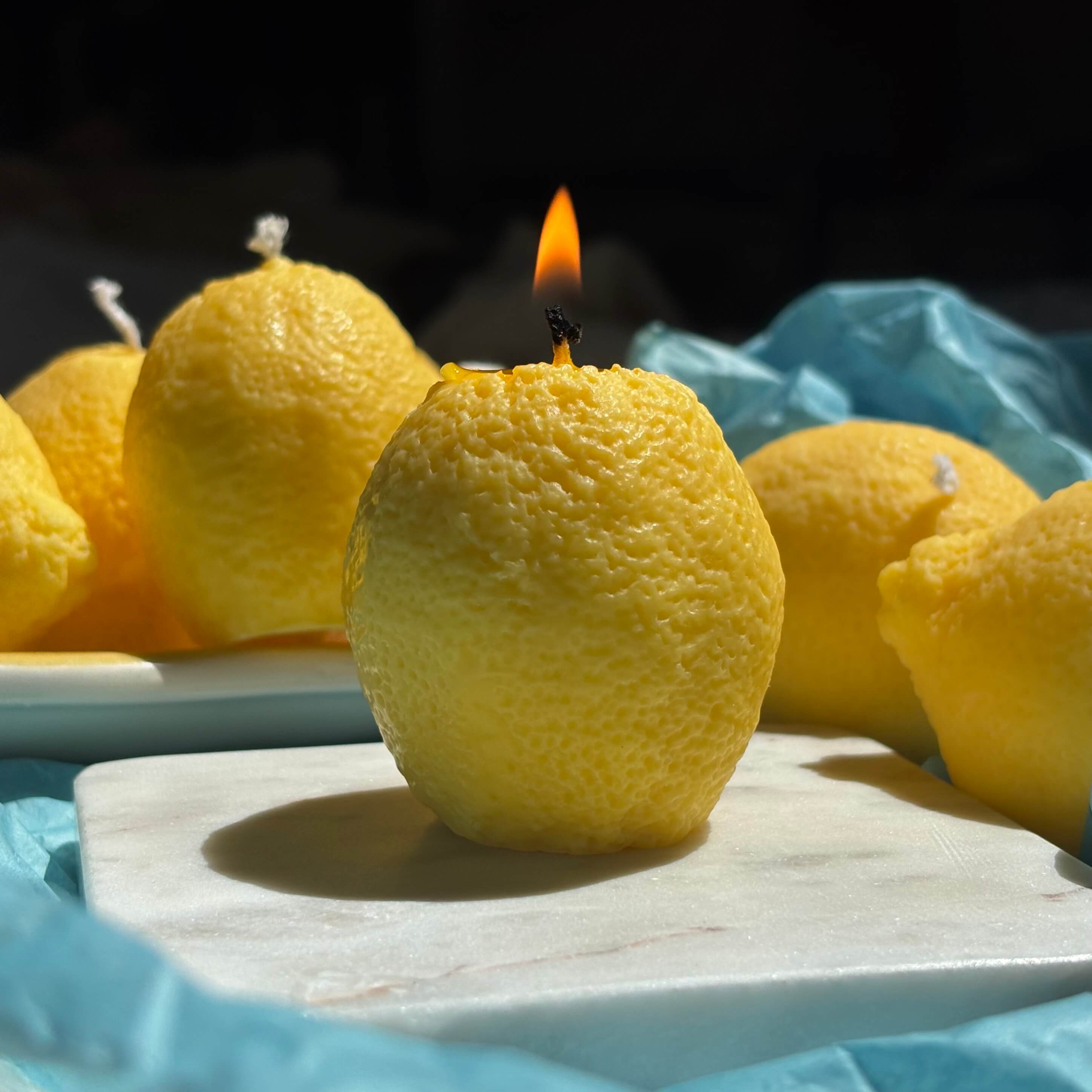 OH MY BOX - Wholesale Pillar Candle - Lemon Candle | Fruit Candle | Kitchen Decor3