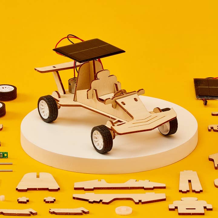 Alicorn Inc. - Venta al por mayor Kit de manualidades - Niños - Kit de bricolaje para coches de carreras con energía solar, juguete STEM, kit de manualidades
