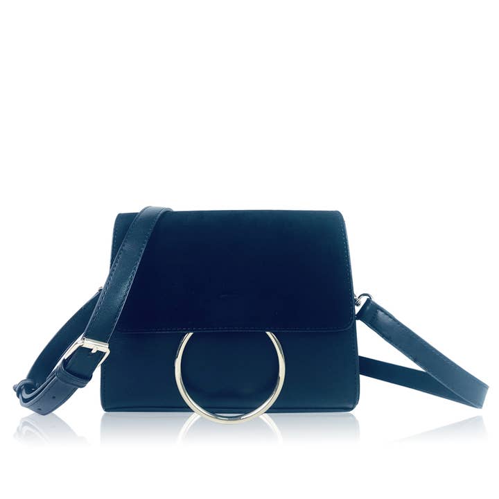 Holly Large Ring Detail Shoulder Bag for wholesale by Belle Trading Ltd