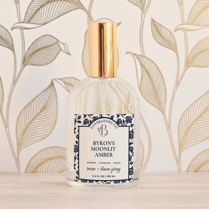 Byron's Moonlit Amber | Room + Linen Spray for wholesale by Love Blooms