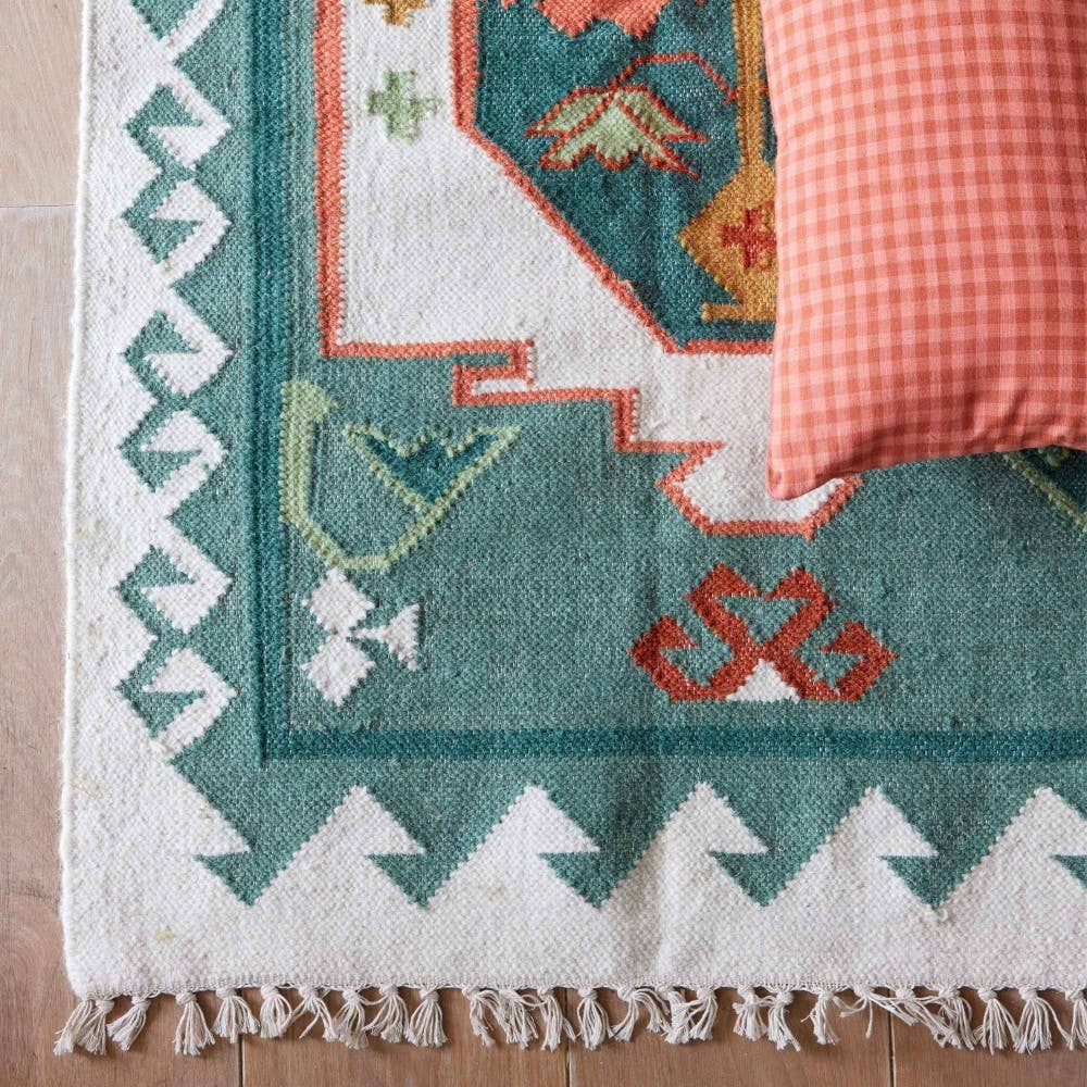 Bonheur du Jour - Wholesale Area rug - Maya Rug - 160 x 230 cm - Ecru Green3