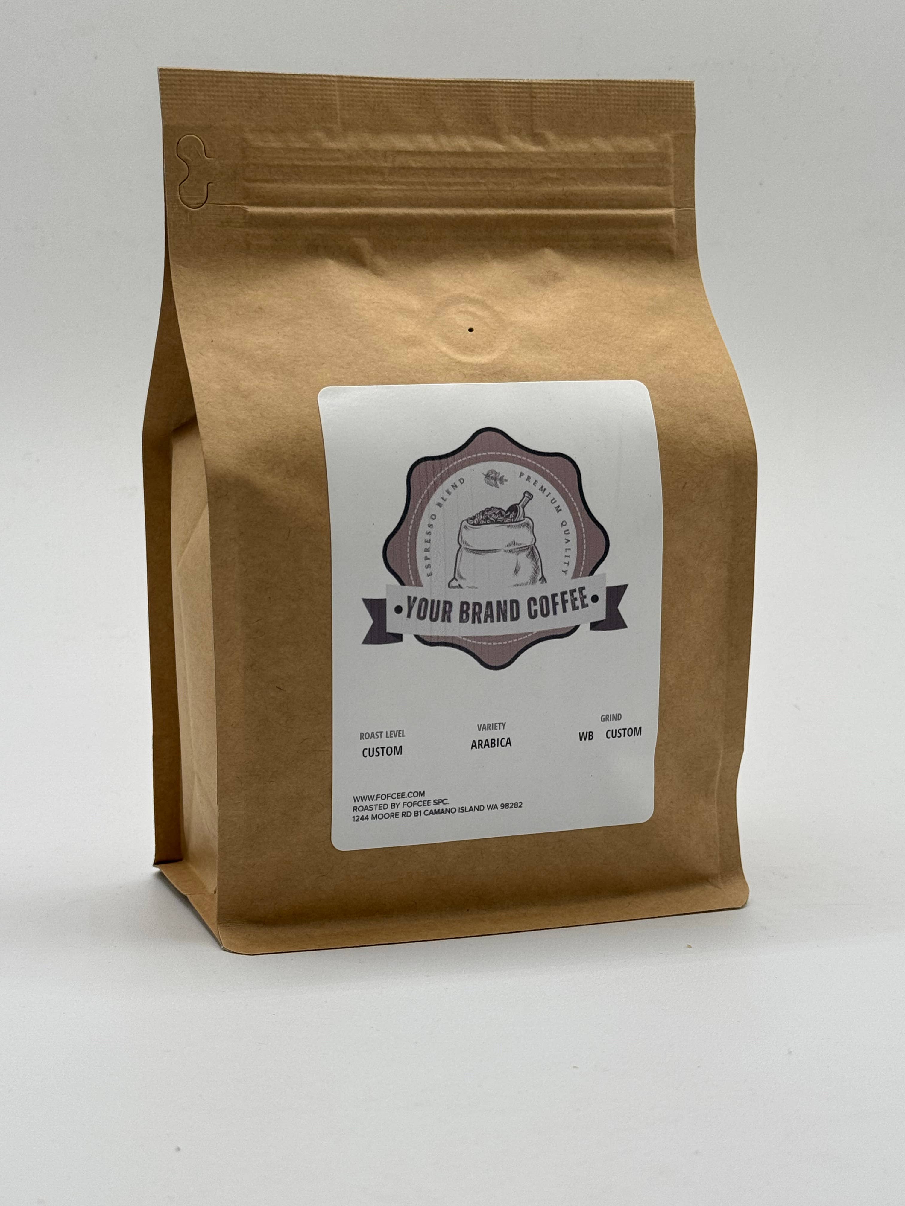 Fofcee Coffee - Wholesale Coffee Beans - NEW RETAIL SIZE! 12oz Wholesale Coffee ESPRESSO BLEND