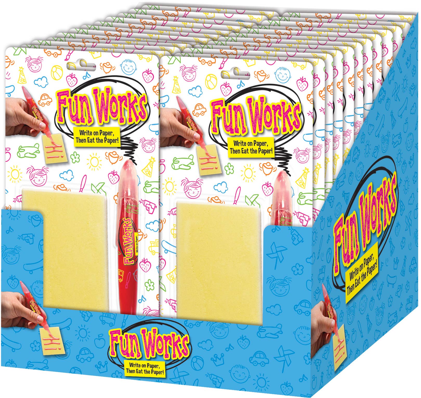 Grandpa Joe's Candy Shop – wholesale Boiled sweets – Fun Works Candy Write & Eat Paper 1.16oz, 24ct0